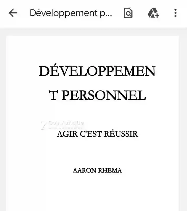 Livre de Développement Personnel0