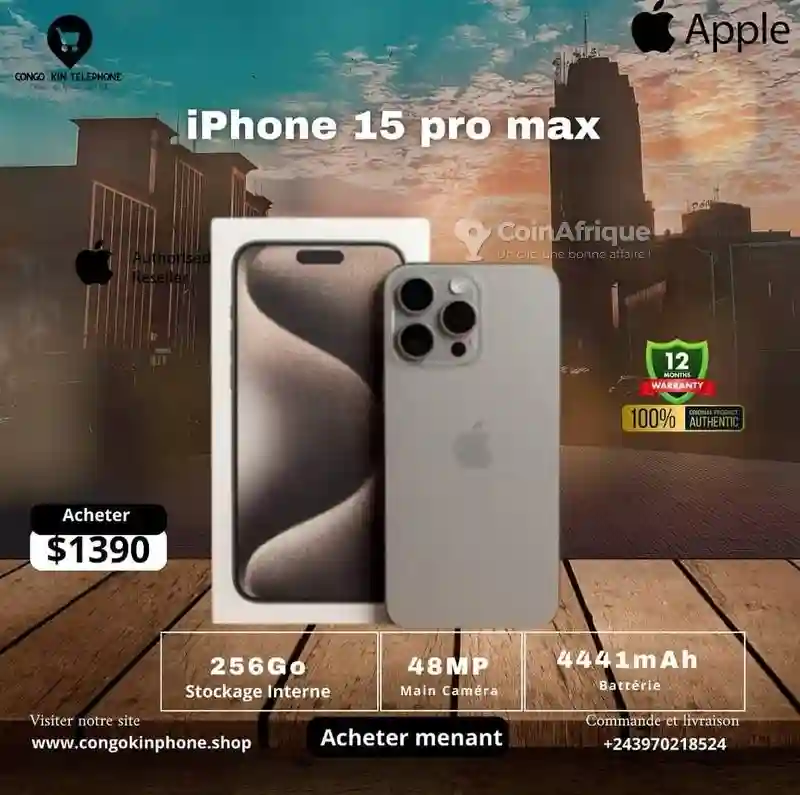 Iphone 15 Pro Max - Vue 2