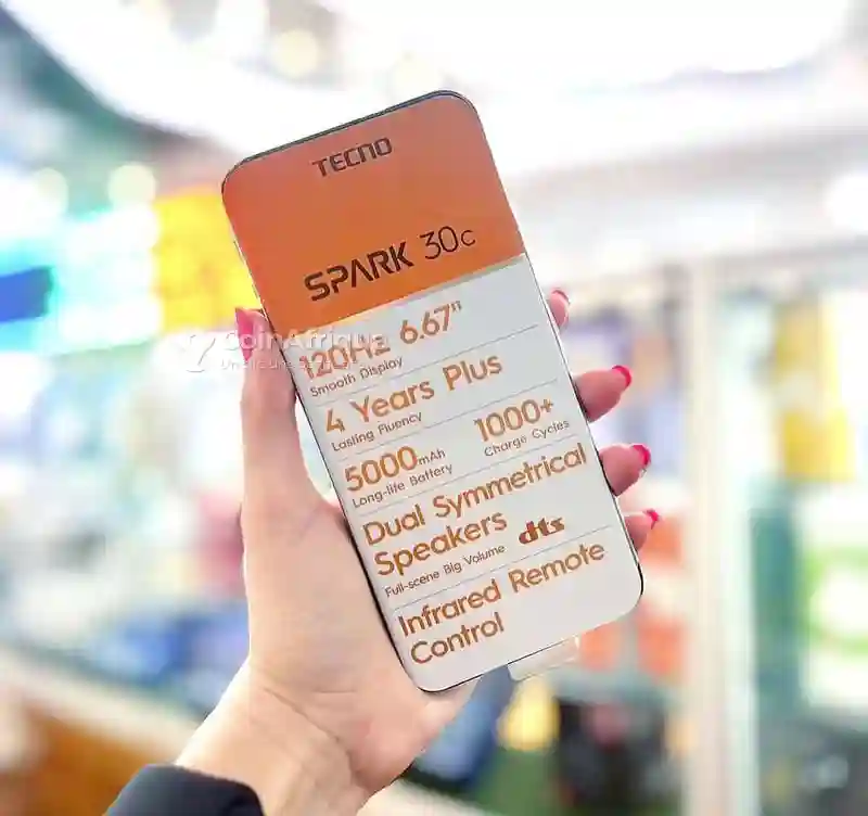 Tecno Spark 30C -128go - Vue 1