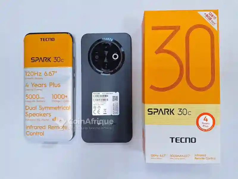 Tecno Spark 30C -128go - Vue 2