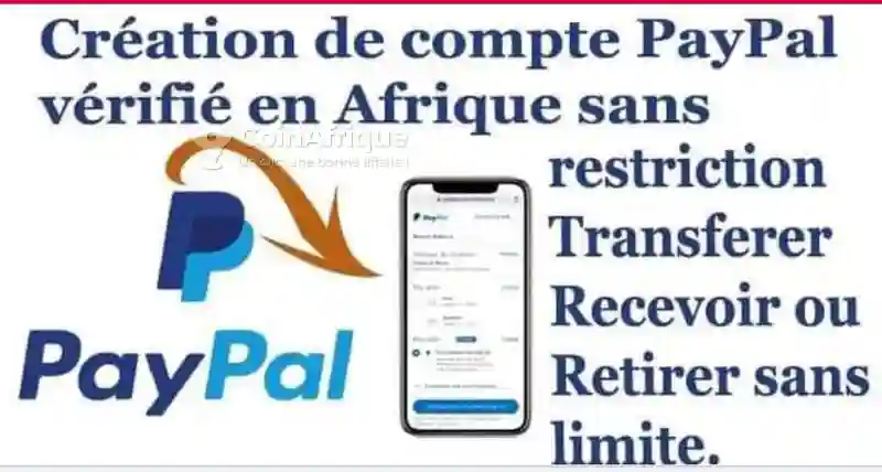 Création Compte Paypal - Vue 1