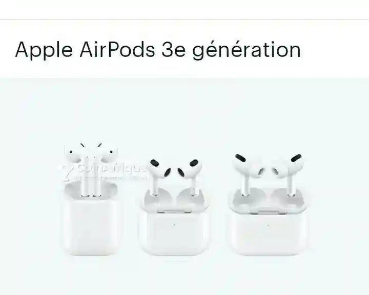 Airpods Apple - Vue 1