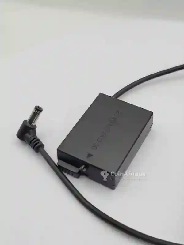 DC 12v + Batterie Factice Pour Canon Lp-e6 Lp-e8 - Vue 2
